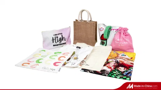 China atacado sacolas de compras de lona macia recicláveis ​​personalizadas, melhor sacola de designer com alça